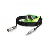 Neutrik Cablu audio XLR 3 pini la jack stereo 6.35mm T-T 5m, NEUTRIK SGN4-0500-SW (SGN4-0500-SW)