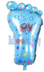 Balloons4party Balon folie Talpa , It s a boy, botez albastru 75cm
