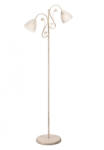 LAMKUR Lampadar EMILIO alb 2x60W E27, sticla (3331)