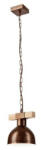 LAMKUR Pendul AGNESE maro 1x60W E27, metal (3411)
