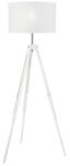 LAMKUR Lampadar THEO alb 1x60W E27, textil (4010)
