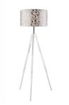 LAMKUR Lampadar SOFIA alb 1x60W E27, textil (3750)