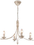 LAMKUR Lustra Luca alb 4x40W E14, metal (1076)