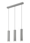 LAMKUR Lustra FRANCO argintiu 3x60W E27, metal (3605)