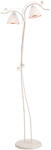 LAMKUR Lampadar Retro II alb 2x60W E27, sticla LP 2.51 - 19215 (1237)