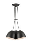 LAMKUR Lustra LIVIA grafit 3x60W E27, metal LM 3.73/A - 29610 (4916)
