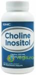 GNC Colina (Choline) 250mg si Inozitol 250mg 100tb