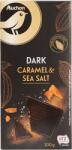 Auchan Collection étcsokoládé karamellel és tengeri sóval 100 g