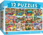 Masterpieces Puzzle Master Pieces 12 în 1 - Artist Gallery II 12 pack bundle (32177) Puzzle