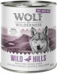 Wolf of Wilderness Wolf of Wilderness Adult "Free-Range Meat" 6 x 800 g - Great Desert Curcan crescut în aer liber