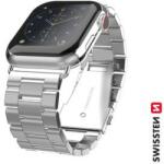 Swissten Apple Watch fém szíj, 42-44 mm, ezüst (46000312)