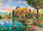 KS Games - Puzzle Adrian Chesterman: Lakeside Cottage - 2 000 piese Puzzle