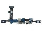 Samsung A310F Galaxy A3 2016 töltő csatlakozós flex kábel, átvezető fólia mikrofonnal (micro usb csatlakozó) gyári