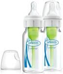 Dr. Brown's Стъклени шишета Dr. Brown's Natural Flow Options+ Narrow - 2 броя, 120 ml (72239321331) - ozone