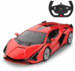 Rastar Masinuta cu telecomanda, Rastar, Lamborghini Sian, Rosu, 1: 14