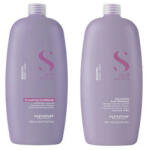 ALFAPARF Milano - Set pentru netezire Alfaparf Milano Semi Di Lino Smoothing Sampon 1000 ml + Balsam 1000 ml