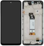Xiaomi Redmi Note 10 5G - LCD Kijelző + Érintőüveg + Keret (Graphite Gray) - 5600020K1900 Genuine Service Pack, Graphite Grey