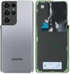 Samsung Galaxy S21 Ultra G998B - Akkumulátor Fedőlap (Phantom Titanium) - GH82-24499C Genuine Service Pack, Phantom Titanium