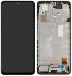 Xiaomi Redmi Note 10 Pro - LCD Kijelző + Érintőüveg + Keret (Onyx Gray) - 56000200K600 Genuine Service Pack, Onyx Grey