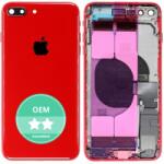 Apple iPhone 8 Plus - Hátsó Ház Apró Alkatrészekkel (Red), Red