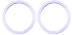 Apple iPhone 11, 12, 12 Mini - Hatsó Kamera Lencse Keret (Purple) - 2db, Purple