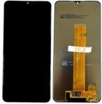 Samsung Galaxy M12 M127F - LCD Kijelző + Érintőüveg + Keret (Black) - GH82-25042A, GH82-25043A Genuine Service Pack, Black