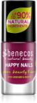 Benecos Happy Nails lac de unghii pentru ingrijire culoare Wild Orchid 5 ml