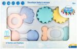 Canpol Babies Pastels jucărie zornăitoare pentru dentiție set cadou 0m+