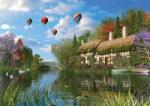 KS Games - Puzzle Dominic Davison: Casa veche de pe malul râului - 1 000 piese Puzzle