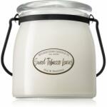 Milkhouse Candle Milkhouse Candle Co. Creamery Sweet Tobacco Leaves lumânare parfumată Butter Jar 454 g