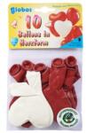 GLOBOS Szív alakú lufi 10 darabos készlet - 25 cm (33300)