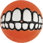 Rogz Grinz jutalomfalattal tölthető vigyori labda (S | 4.9 cm | Narancs)