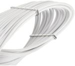 BitFenix Alchemy 6-pin PCIe hosszabbító kábel, 45 cm, sleeved - fehér (BFA-MAC-6PEG45WK-RP)