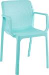 TEMPO KONDELA Rakásolható szék, mentol/műanyag, FRENIA