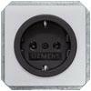 Siemens 5uh1055 delta profil 2p+fedél dugalj fedél ezüst-fekete (5UH1055)