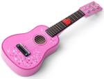 Bigjigs Toys Детска дървена китара Bigjigs, розова (T0057) - ozone