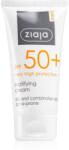 Ziaja Med Protecting UVA + UVB protectie solara mata pentru fata SPF 50+ 50 ml