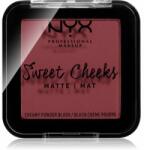 NYX Professional Makeup Sweet Cheeks Blush Matte blush culoare BANG BANG 5 g