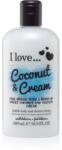 I Love Cosmetics I love. . . Coconut & Cream Ulei gel de duș și baie 500 ml
