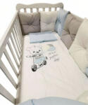 Bambino Casa Set lenjerie de pat de lux Bambino Casa - Pillows blu, 12 piese (3538) Lenjerii de pat bebelusi‎, patura bebelusi