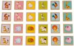 LUCY&LEO 133 Animale - card de memorie pentru copii din lemn 24 de cărți (MA9-LL133)