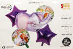 Make&Fun Ballons Fólia lufi csomag, Happy Birthday, elefántos, 5 db/cs
