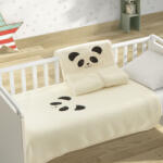 AA Design Sac de dormit bebelusi crem Panda (6281-06) Patura