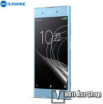 SUNSHINE Hydrogel TPU képernyővédő fólia - Ultra Clear, ÖNREGENERÁLÓ! - 1db, a teljes képernyőt védi - SONY Xperia XA1 Plus