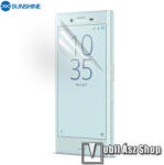 SUNSHINE Hydrogel TPU képernyővédő fólia - Ultra Clear, ÖNREGENERÁLÓ! - 1db, a teljes képernyőt védi - SONY Xperia X Compact