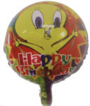 Xindi'S Balloon Happy Birthday, kismadaras, fólia lufi, 18"/45cm, gömb