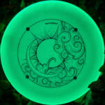 Eurodisc 100% ORGANIC SuperGlow Zöld Frizbi