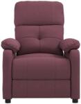 vidaXL Fotoliu de masaj, violet, material textil (289679)