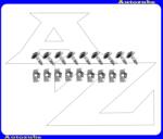 PEUGEOT 206+ 2009.03-2012.01 Alsó motorvédő burkolat rögzítő készlet (18db) POLCAR PRX90214