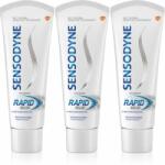 Sensodyne Rapid Whitening pasta de dinti pentru albire pentru dinti sensibili 3x75 ml